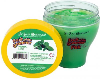 Маска Fruit of the Grommer Mint Tonifying & Refreshing Mask восстанавливающая с витамином B6 для любого вида шерсти животных 250 мл – фото 9