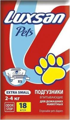 Подгузники для кошек и собак размер XS на вес 2-4 килограмма – фото 2