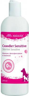 Шампунь со скваленом и фитосфингозином СкинВет Sensitive, 200 мл – фото 5