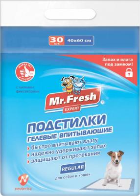 Подстилки гелевые для собак и кошек "Expert Regular", с липкими фиксаторами, 40х60 см – фото 5