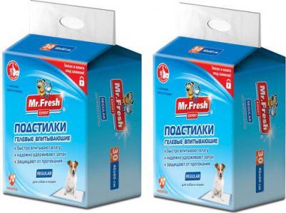 Подстилки гелевые для собак и кошек "Expert Regular", с липкими фиксаторами, 40х60 см – фото 10