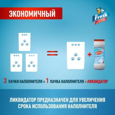 Порошок ликвидатор запаха для кошачьих туалетов (500 г.) – фото 6