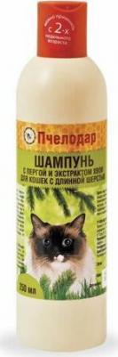 Шампунь для кошек с пергой и хвоей для длинношерстных, 250 мл – фото 5