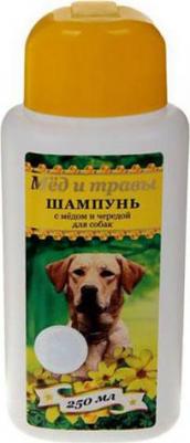 Шампунь для собак Мед и травы, мед и череда, 250 мл – фото 1