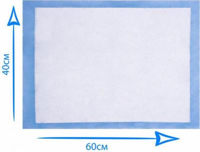 Пелёнки впитывающие для собак 60х40 см (5 шт) – фото 2