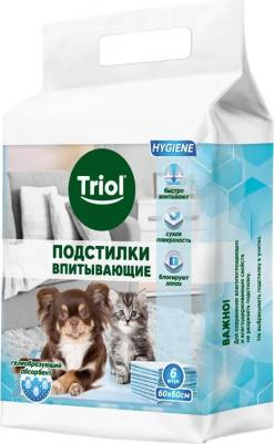 DP16 Подстилки впитывающие для туалета, 60х60 см, 6 шт – фото 1