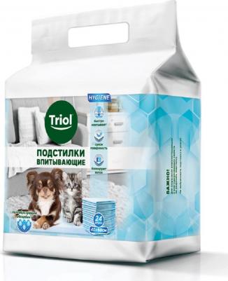 Пеленки для собак впитывающие 45х60 см, 24 шт – фото 2