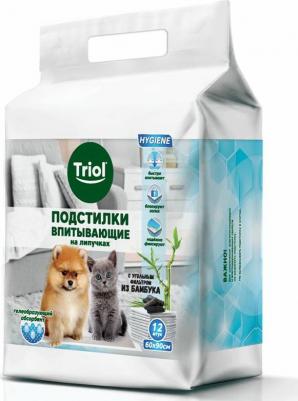 Подстилки с угольным фильтром из бамбука впитывающие на липучках 4680265015856 – фото 2