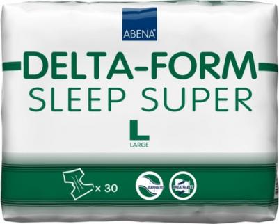 Delta-Form Sleep Super / Дельта-Форм - подгузники для взрослых, L, 30 шт