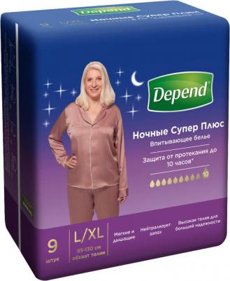 трусы-подгузники для женщин ночные супер плюс р.L XL №9 – фото 2