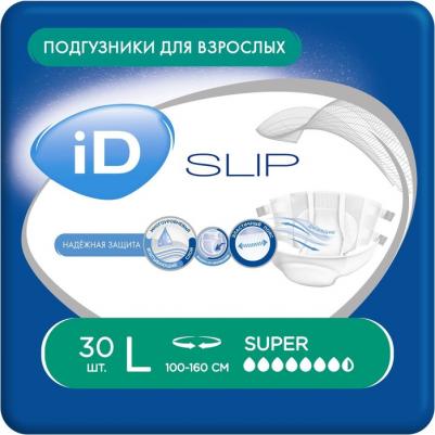 iD Slip / АйДи Слип - подгузники для взрослых, L, 30 шт – фото 1
