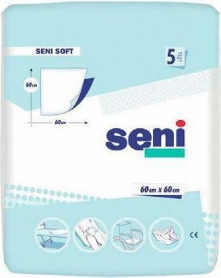 Пеленки впитывающие Soft для взрослых одноразовые 60x60 cм 5 штук – фото 1
