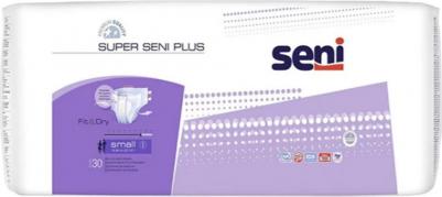 Подгузники Super Plus Smalll, 1 размер, 55-80см, 30шт