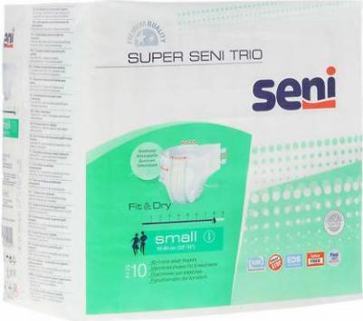 Подгузники Super Trio Air Small, 1 размер, 55-80см, 10шт – фото 6