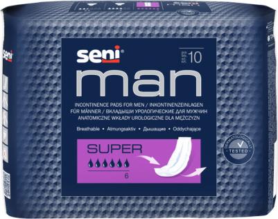 Урологические вкладыши Man Super, 9x40см, 10шт – фото 5