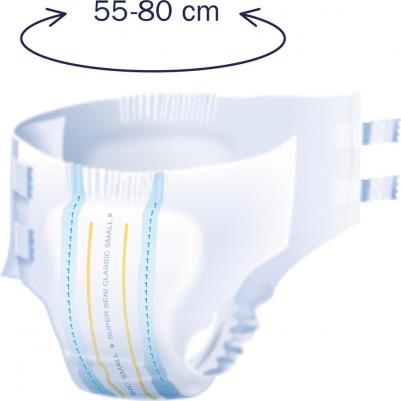Впитывающие подгузники Super Small, 1 размер, 55-80см, 10шт – фото 1