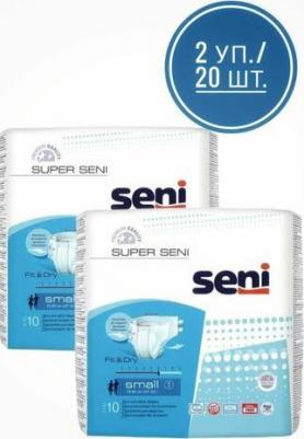 Впитывающие подгузники Super Small, 1 размер, 55-80см, 10шт – фото 5