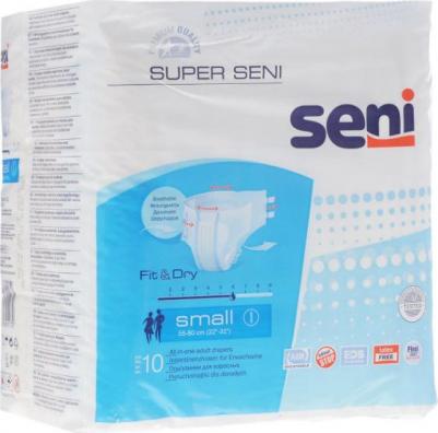 Впитывающие подгузники Super Small, 1 размер, 55-80см, 10шт – фото 7