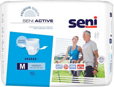 Впитывающие трусы Active Medium, 3 размер, 80-110см, 10шт