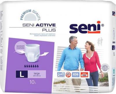 Впитывающие трусы Active Plus Medium, 2 размер, 80-110см, 10шт