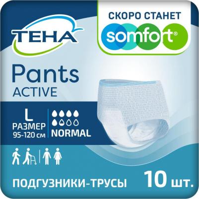 Пантс Актив подгузники д/взр. нормал L №10 – фото 1
