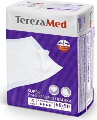 Пеленки одноразовые медицинские впитывающие Super 60x90 5 шт – фото 1