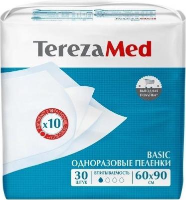 Пеленки одноразовые впитывающие Basic 60 x 90, 30 шт – фото 3