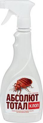 Средство инсектицидное от клопов Тотал, флакон с триггером, 400 мл 4607006904590 – фото 1