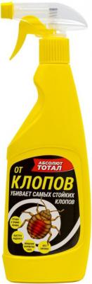 Средство инсектицидное от клопов Тотал, флакон с триггером, 400 мл 4607006904590 – фото 2