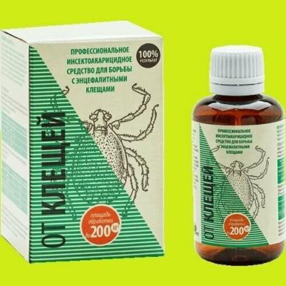 Средство от клещей, концентрат, флакон 50 мл в коробке 4607006902923
