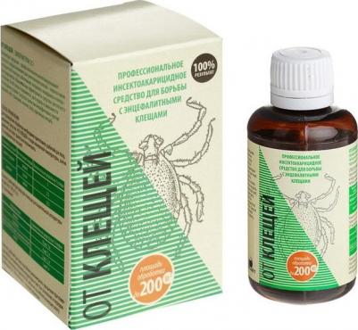 Средство от клещей, концентрат, флакон 50 мл в коробке 4607006902923 – фото 6