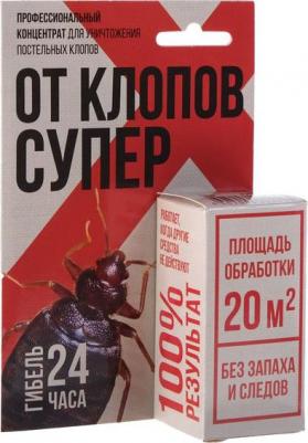 Средство от клопов Супер, без запаха, флакон с европодвесом, 10 мл – фото 4