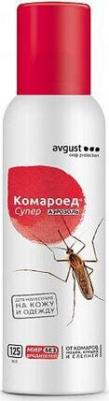 Репеллент Комароед супер от комаров аэрозоль 125мл (4 шт.)
