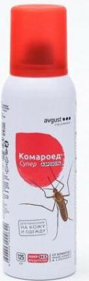 Репеллент Комароед супер от комаров аэрозоль 125мл (4 шт.) – фото 2