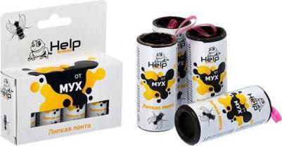 Липкая лента HELP от мух, 4 шт – фото 4