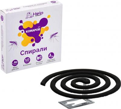 Спираль HELP против комаров, 10 шт – фото 9