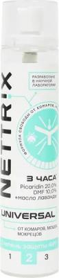 Спрей "Nettrix" Universal, от комаров, мошек, мокрецов, 100 мл 4601826020300