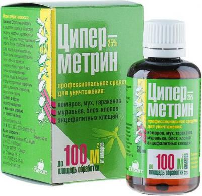 Циперметрин 1 л - средство от клещей, клопов, тараканов, муравьев, блох, комаров, мух и крысиных клещей – фото 5