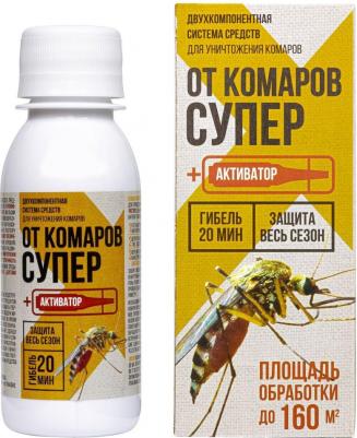 Средство от комаров "Супер", с активатором, в коробке, 80 мл 6913382 – фото 6