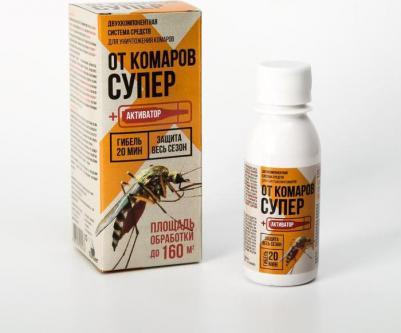 Средство от комаров "Супер", с активатором, в коробке, 80 мл 6913382 – фото 7