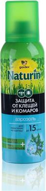 NATURIN Аэрозоль от комаров/клещей (на одежду) 100мл – фото 1