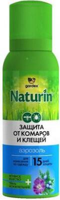 NATURIN Аэрозоль от комаров/клещей (на одежду) 100мл – фото 2