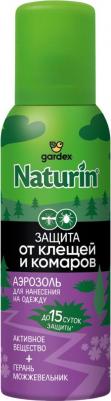 NATURIN Аэрозоль от комаров/клещей (на одежду) 100мл – фото 12