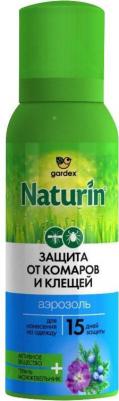 NATURIN Аэрозоль от комаров/клещей (на одежду) 100мл – фото 14