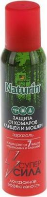 Naturin Супер Сила 3 в 1 Аэрозоль от комаров, клещей и мошки, 150 мл – фото 1