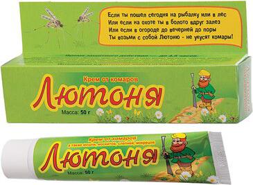 Крем от комаров для взрослых "Лютоня ", 50 г – фото 1
