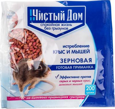 Приманка, от крыс и мышей, зерновая, 200 г – фото 6