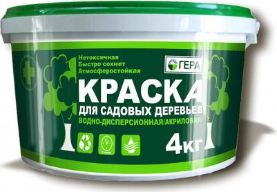 Краска (побелка) садовая для защиты деревьев акриловая 4 кг – фото 2