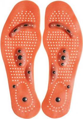 Стельки для обуви Comfort с магнитом массажные дышащие коричневый р.35-46 – фото 3