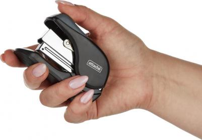 Степлер "Expert", до 12 листов, черный + серый, №10 – фото 5